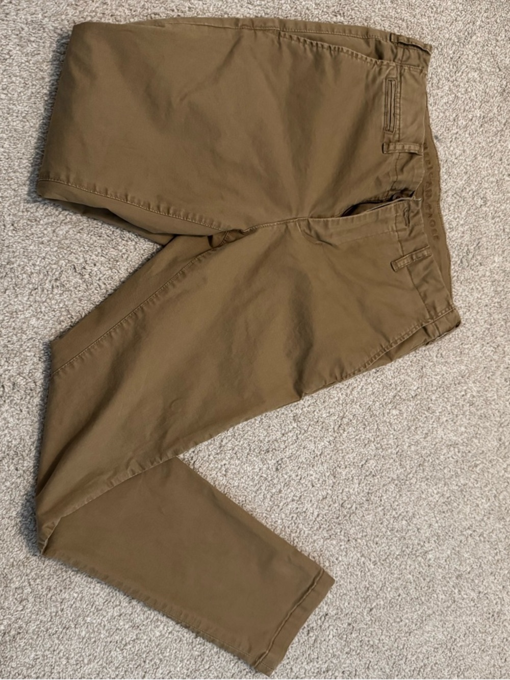 American Eagle Outfitters Olive Brown Slim Chino Pants